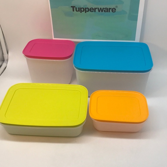 Tupperware Freeze it Containers Set of 4 - Picture 13 of 14